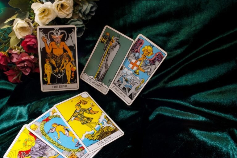 The Fool from the Rider-Waite-Smith tarot deck