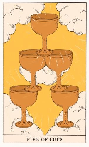 Five of Cups