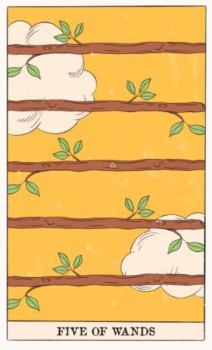 Five of Wands
